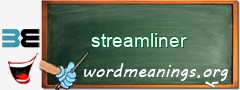 WordMeaning blackboard for streamliner